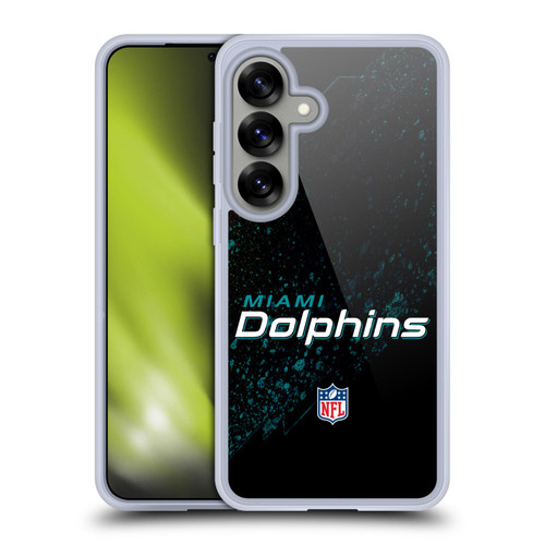 NFL Miami Dolphins Logo Blur Soft Gel Case for Samsung Galaxy S25