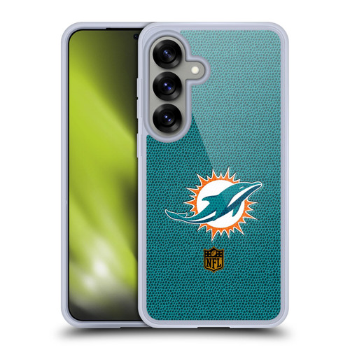 NFL Miami Dolphins Logo Football Soft Gel Case for Samsung Galaxy S25
