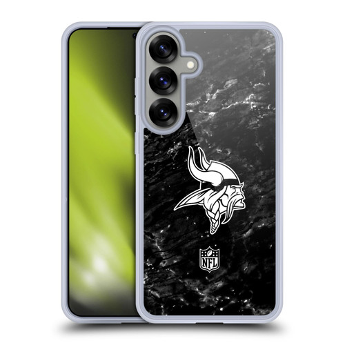 NFL Minnesota Vikings Artwork Marble Soft Gel Case for Samsung Galaxy S25+