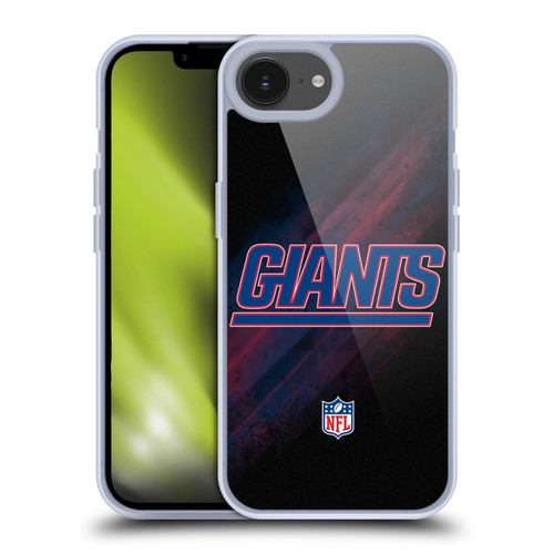 NFL New York Giants Logo Blur Soft Gel Case for Apple iPhone 16e