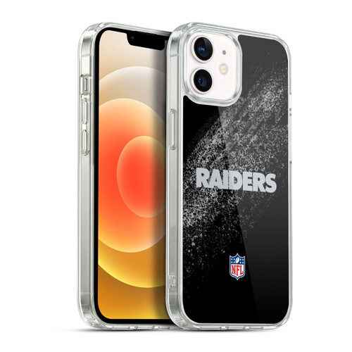 NFL Las Vegas Raiders Logo Blur Soft Gel Case for Apple iPhone 12 / iPhone 12 Pro & MagSafe
