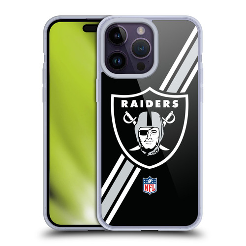 NFL Las Vegas Raiders Logo Stripes Soft Gel Case for Apple iPhone 14 Pro Max NFL Las Vegas Raiders Logo Stripes Soft Gel Case for Apple iPhone 14 Pro Max