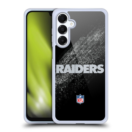 NFL Las Vegas Raiders Logo Blur Soft Gel Case for Samsung Galaxy A16 5G