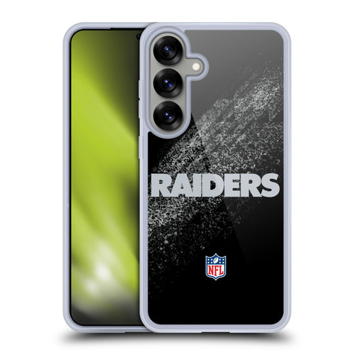 NFL Las Vegas Raiders Logo Blur Soft Gel Case for Samsung Galaxy S25+