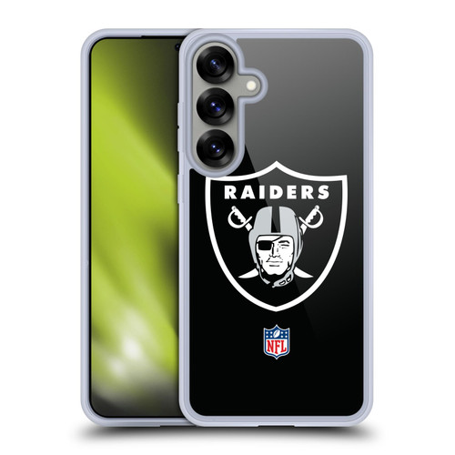 NFL Las Vegas Raiders Logo Plain Soft Gel Case for Samsung Galaxy S25+