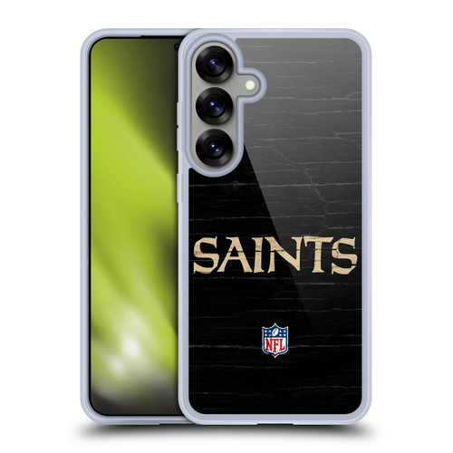 NFL New Orleans Saints Logo Distressed Look Soft Gel Case for Samsung Galaxy S25+