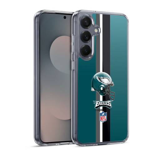 NFL Philadelphia Eagles Logo Helmet Soft Gel Case for Samsung Galaxy S25