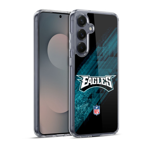 NFL Philadelphia Eagles Logo Blur Soft Gel Case for Samsung Galaxy S25+
