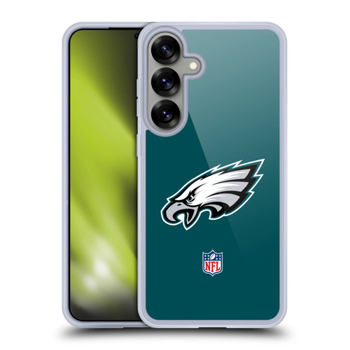 NFL Philadelphia Eagles Logo Plain Soft Gel Case for Samsung Galaxy S25+