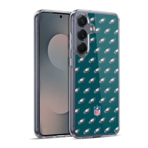 NFL Philadelphia Eagles Artwork Patterns Soft Gel Case for Samsung Galaxy S25+