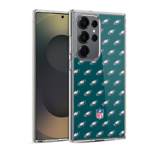 NFL Philadelphia Eagles Artwork Patterns Soft Gel Case for Samsung Galaxy S25 Ultra & MagSafe