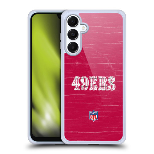 NFL San Francisco 49Ers Logo Distressed Look Soft Gel Case for Samsung Galaxy A16 5G