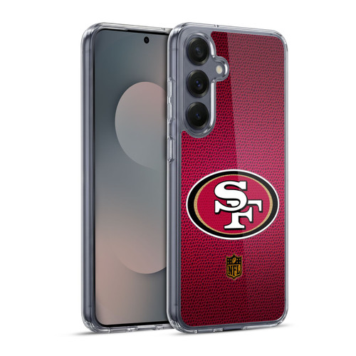 NFL San Francisco 49Ers Logo Football Soft Gel Case for Samsung Galaxy S25+