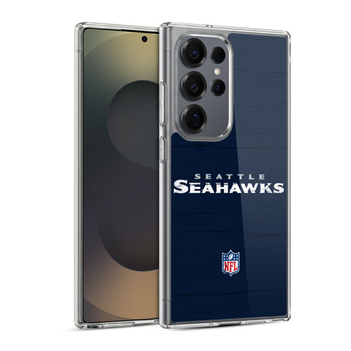 NFL Seattle Seahawks Logo Distressed Look Soft Gel Case for Samsung Galaxy S25 Ultra & MagSafe
