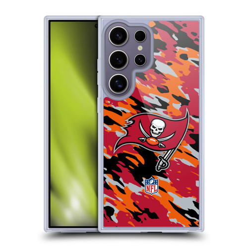 NFL Tampa Bay Buccaneers Logo Camou Soft Gel Case for Samsung Galaxy S25 Ultra