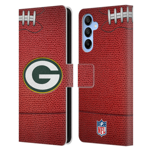 NFL Green Bay Packers Graphics Football Leather Book Wallet Case Cover For Samsung Galaxy A16 5G