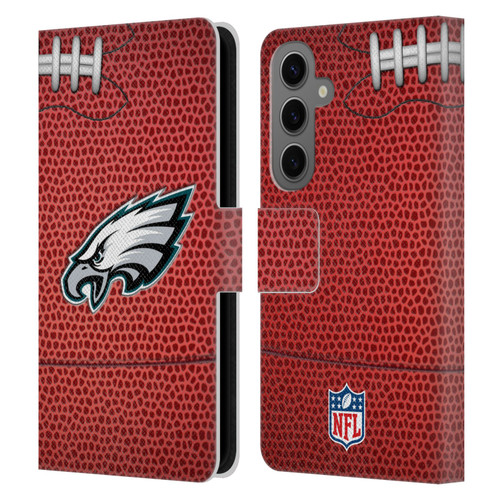 NFL Philadelphia Eagles Graphics Football Leather Book Wallet Case Cover For Samsung Galaxy S25