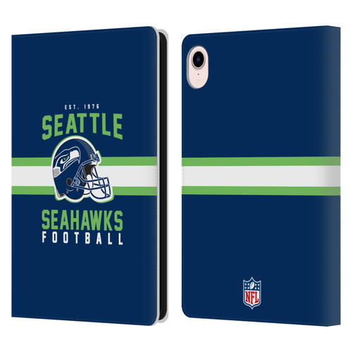 NFL Seattle Seahawks Graphics Helmet Typography Leather Book Wallet Case Cover For Apple iPad mini (2021/2024) NFL Seattle Seahawks Graphics Helmet Typography Leather Book Wallet Case Cover For Apple iPad mini (2021/2024)