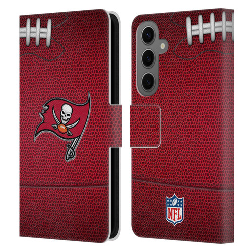 NFL Tampa Bay Buccaneers Graphics Football Leather Book Wallet Case Cover For Samsung Galaxy S25