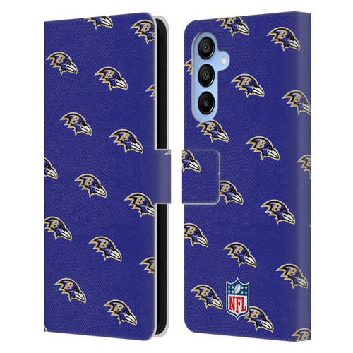 NFL Baltimore Ravens Artwork Patterns Leather Book Wallet Case Cover For Samsung Galaxy A16 5G