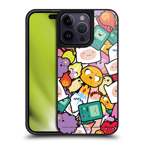 Adventure Time Graphics Pattern Gel Armour Case For Apple iPhone 14 Pro Max