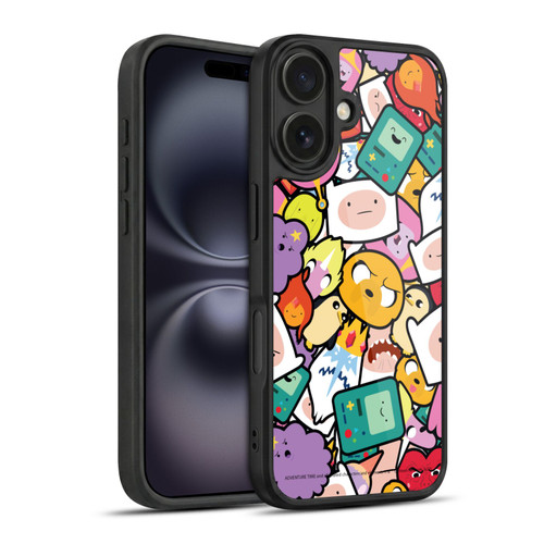 Adventure Time Graphics Pattern Gel Armour Case For Apple iPhone 16