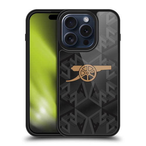 Arsenal FC 2022/23 Crest Kit Away Gel Armour Case For Apple iPhone 15 Pro