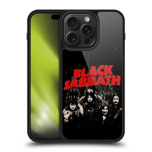 Black Sabbath Key Art Red Logo Gel Armour Case For Apple iPhone 15 Pro Max