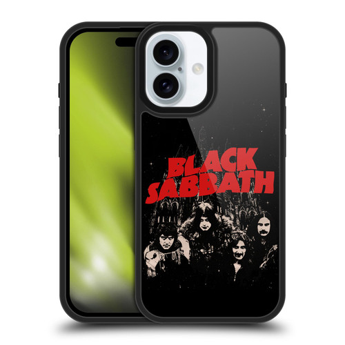 Black Sabbath Key Art Red Logo Gel Armour Case For Apple iPhone 16 Black Sabbath Key Art Red Logo Gel Armour Case For Apple iPhone 16
