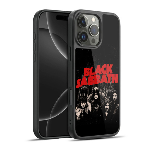 Black Sabbath Key Art Red Logo Gel Armour Case For Apple iPhone 16 Pro Max
