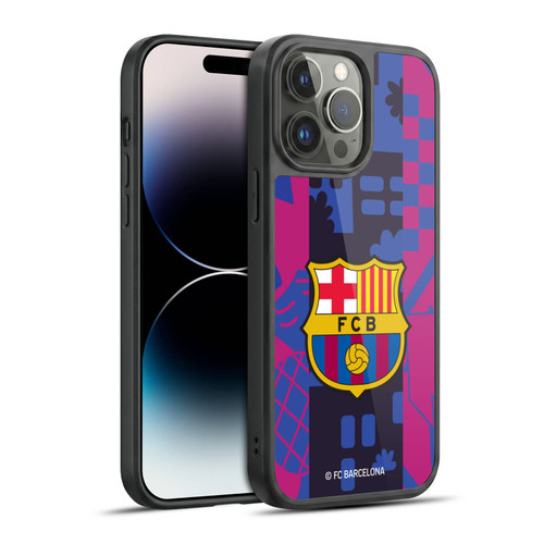 FC Barcelona 2021/22 CREST KIT Third Gel Armour Case For Apple iPhone 14 Pro Max
