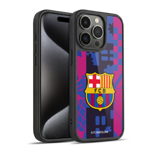 FC Barcelona 2021/22 CREST KIT Third Gel Armour Case For Apple iPhone 15 Pro