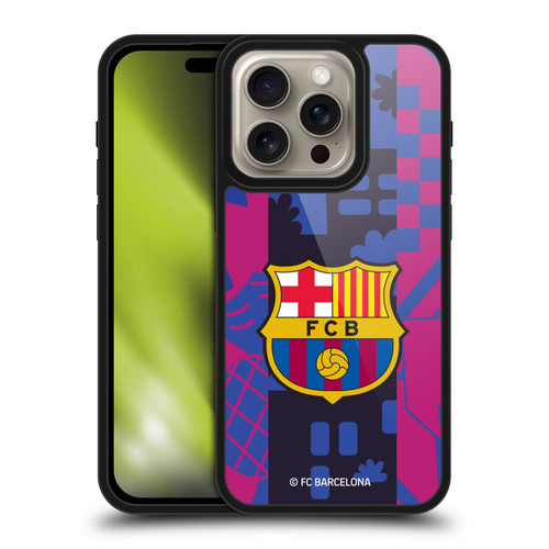 FC Barcelona 2021/22 CREST KIT Third Gel Armour Case For Apple iPhone 16 Pro