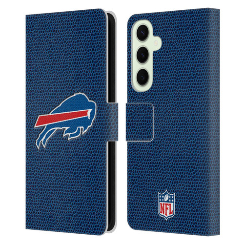 NFL Buffalo Bills Logo Football Leather Book Wallet Case Cover For Samsung Galaxy S25+