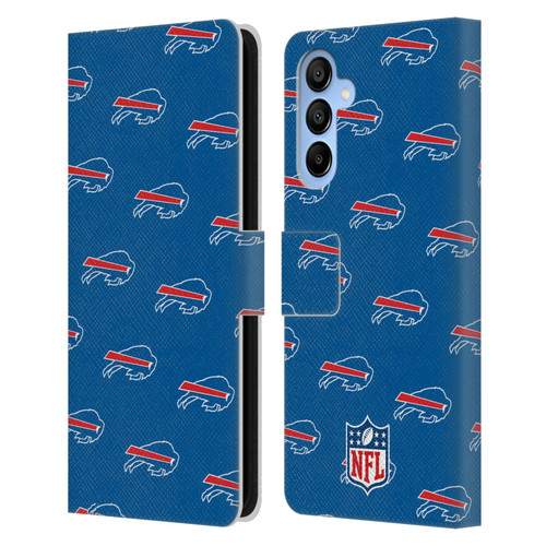 NFL Buffalo Bills Artwork Patterns Leather Book Wallet Case Cover For Samsung Galaxy A16 5G