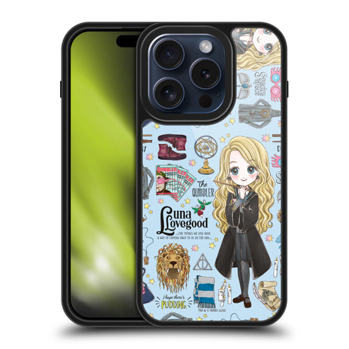 Harry Potter Deathly Hallows XXXVII Luna Pattern Gel Armour Case For Apple iPhone 15 Pro Harry Potter Deathly Hallows XXXVII Luna Pattern Gel Armour Case For Apple iPhone 15 Pro