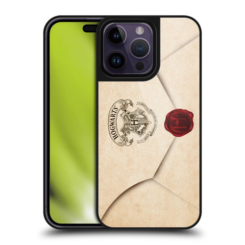 Harry Potter Hogwarts Letter Envelope Acceptance Parchment Gel Armour Case For Apple iPhone 14 Pro Max