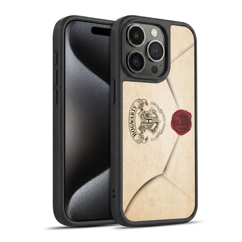 Harry Potter Hogwarts Letter Envelope Acceptance Parchment Gel Armour Case For Apple iPhone 15 Pro