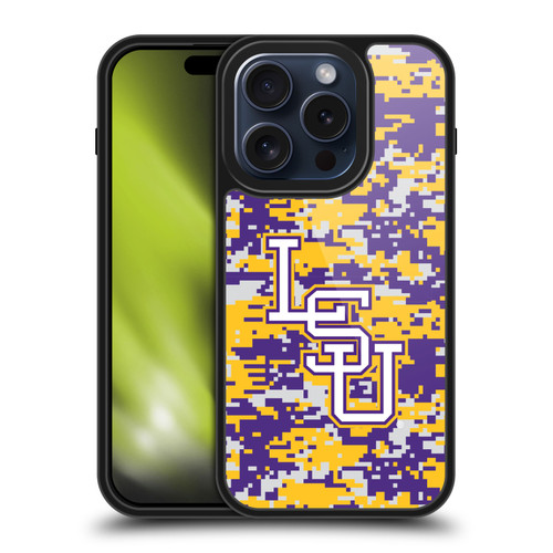 Louisiana State University LSU Louisiana State University LSU Digital Camouflage Gel Armour Case For Apple iPhone 15 Pro