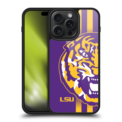 Louisiana State University LSU LSU Art Tiger Graphics 2 Gel Armour Case For Apple iPhone 15 Pro Max