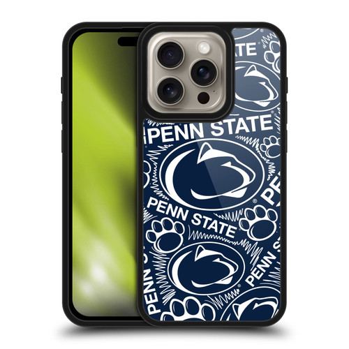 Pennsylvania State University PSU Pennsylvania State Art Sketch Graphics Gel Armour Case For Apple iPhone 16 Pro