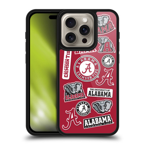 University Of Alabama UA The University Of Alabama Art Collage Gel Armour Case For Apple iPhone 16 Pro