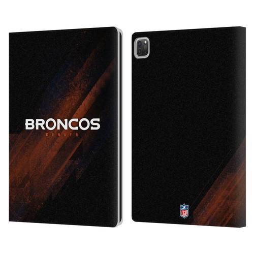 NFL Denver Broncos Logo Blur Leather Book Wallet Case Cover For Apple iPad Pro 12.9 2020/2021/2022 NFL Denver Broncos Logo Blur Leather Book Wallet Case Cover For Apple iPad Pro 12.9 2020/2021/2022