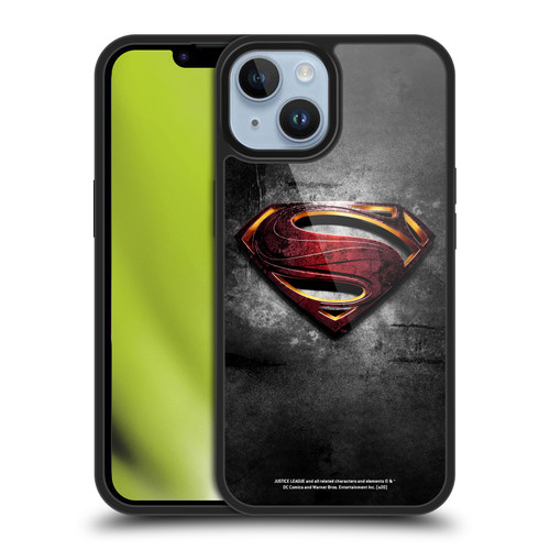 Justice League Movie Superman Logo Art Man Of Steel Gel Armour Case For Apple iPhone 14