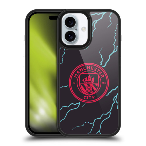 Manchester City Man City FC 2023/24 Badge Kit Third Gel Armour Case For Apple iPhone 16