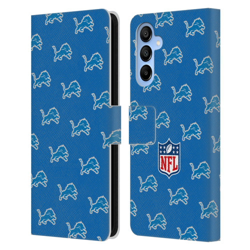 NFL Detroit Lions Artwork Patterns Leather Book Wallet Case Cover For Samsung Galaxy A16 5G