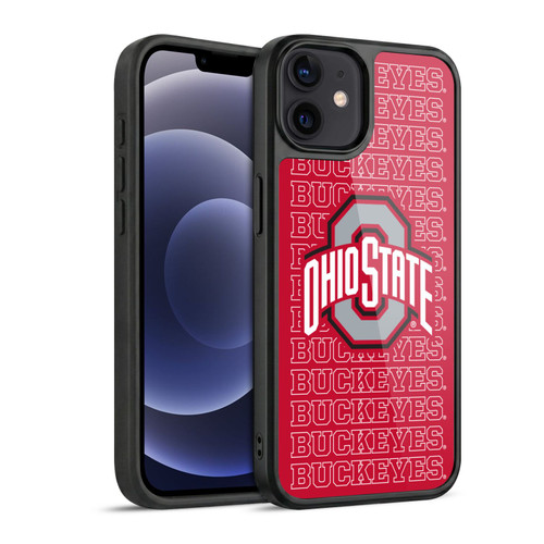 Ohio State University Logo Outline Buckeyes Gel Armour Case For Apple iPhone 12 / iPhone 12 Pro