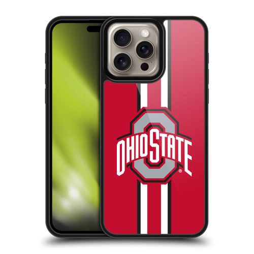 Ohio State University Logo Stripes Gel Armour Case For Apple iPhone 16 Pro Max