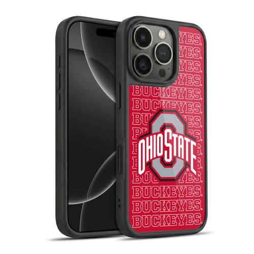 Ohio State University Logo Outline Buckeyes Gel Armour Case For Apple iPhone 16 Pro