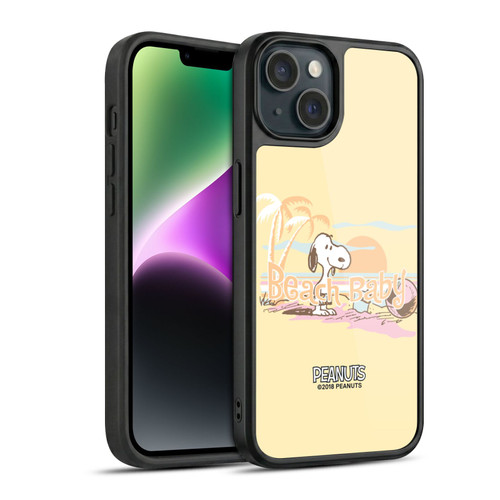 Peanuts Beach Snoopy Sunset Gel Armour Case For Apple iPhone 14